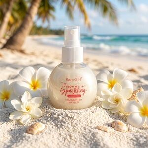 Rare Girl #1 Champagne Glow Sparkling Highlighter Makeup & Body Shimmer Spray